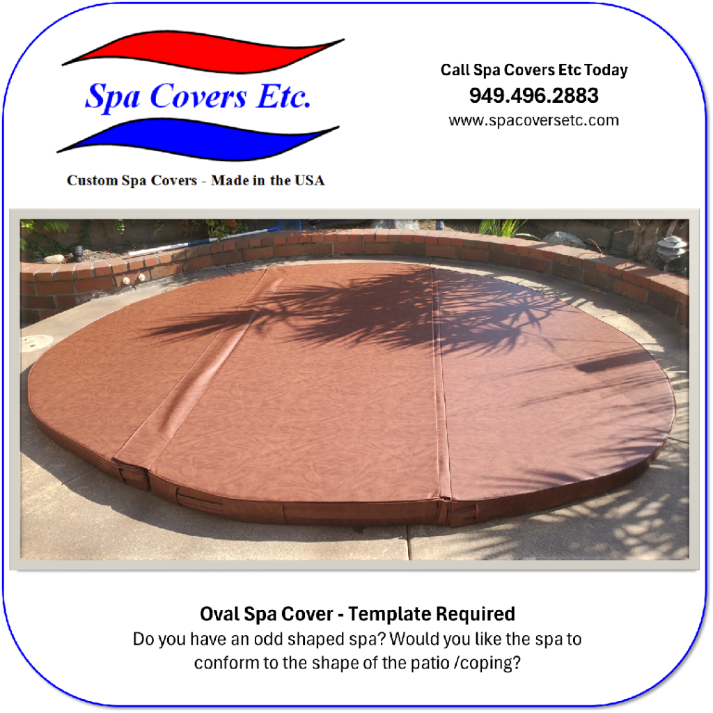 oval spa cover