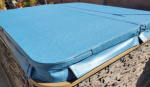 Square hot tub cover